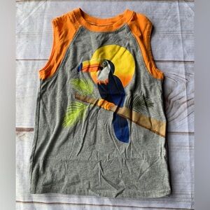 Garanimals Gray and Orange Tank Top Size 5T
